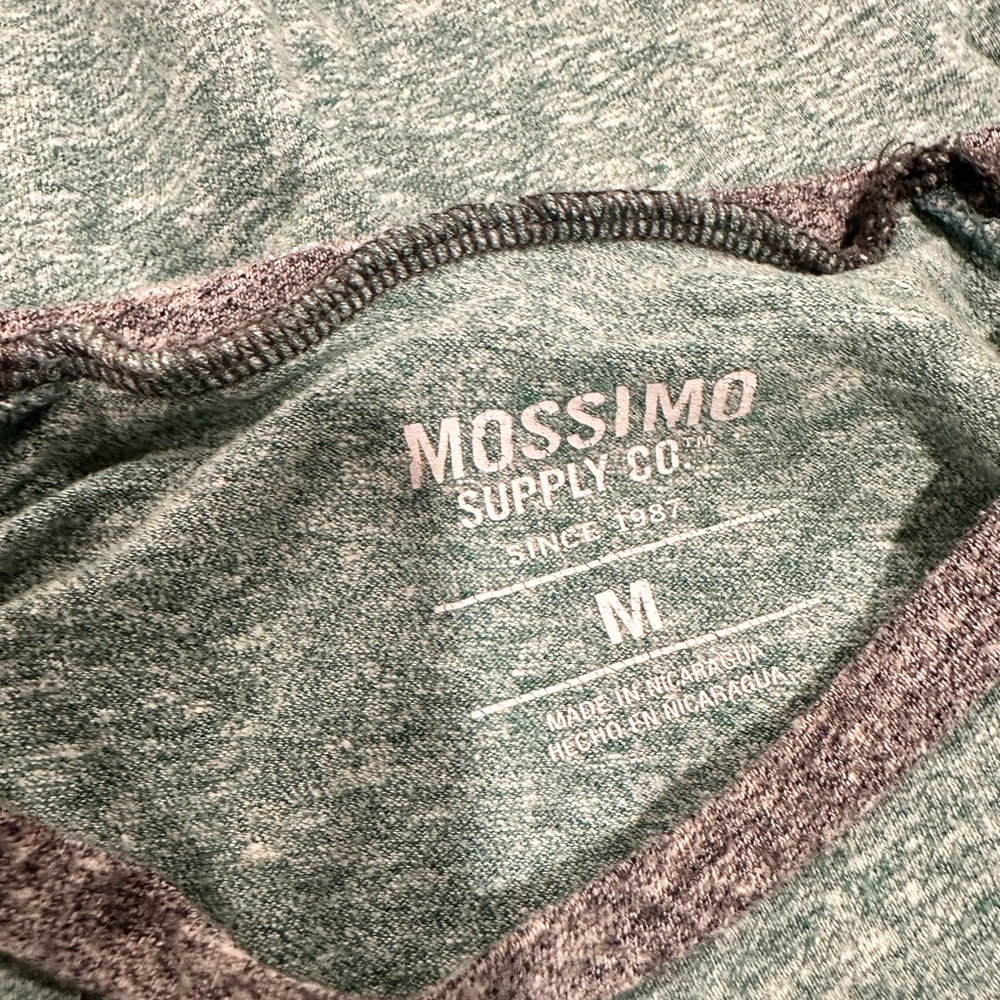 Mossimo Supply Co. Heathered Green and Gray Tee - Picture 3 of 4